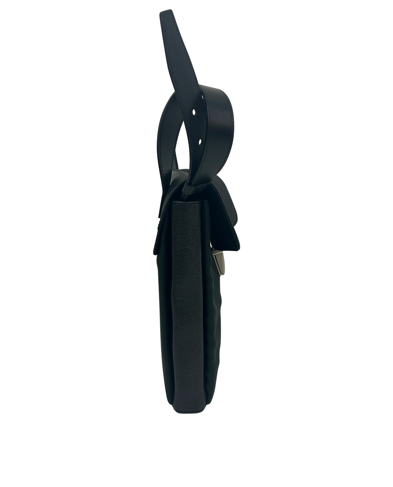 Saratov PM, 240&euro;, Bolso, Negro/Verde, Animal - Piel/Lona - General, Vista lateral